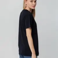 Футболка унисекс T-bolka 140, темно-синяя, размер S