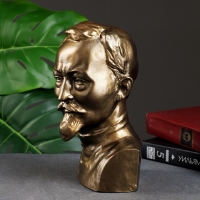 Бюст Дзержинский большой бронза,золото 12х22х8см Бюст Дзержинский большой бронза,золото 12х22х8см