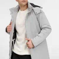 Куртка-парка унисекс Sfera, светло-серая, размер S