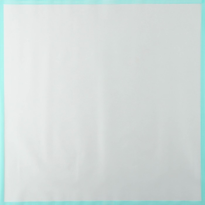 Плёнка для цветов упаковочная матовая &laquo;Кайма&raquo;, тиффани, 0.5 х 9 м