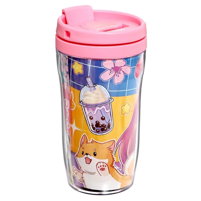 Термостакан с пазлом «Кавайная девчонка», 54 элемента, 250 мл Термостакан с пазлом «Кавайная девчонка», 54 элемента, 250 мл