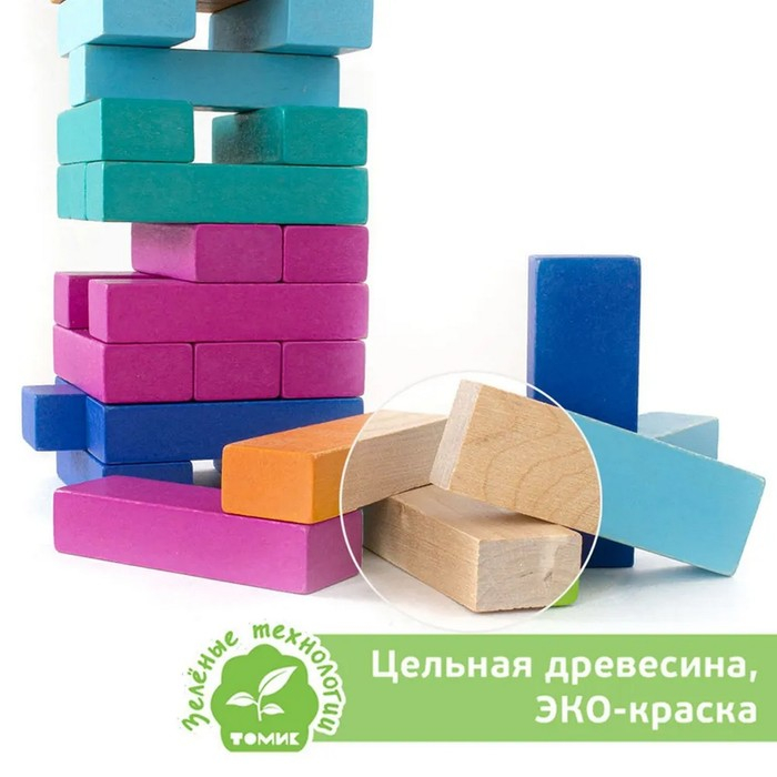 Логический игровой набор &laquo;Башня. Томик&raquo; 54 детали