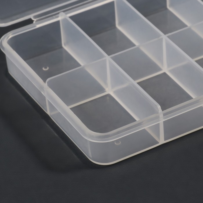 Органайзер для декора, с подвесом, 11 ячеек, 14,5 &times; 8 &times; 1,7 см, цвет прозрачный