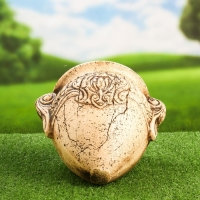 Фигурное кашпо "Камея" лежачее, 21х24см, микс