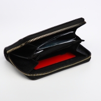 Кошелёк детский на молнии «Выбражулька», цвет чёрный Кошелёк детский на молнии «Выбражулька», цвет чёрный