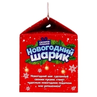 Набор для опытов &laquo;Новогодний шарик: Котик&raquo;, диаметр 7 см