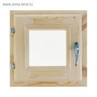 Окно, 30&times;30см, двойное стекло ХВОЯ