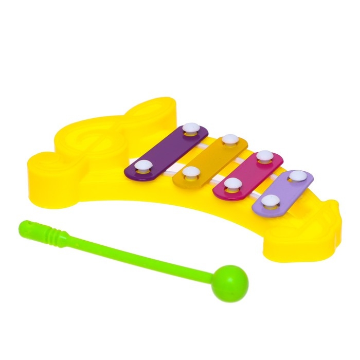 Игрушка музыкальная-металлофон «Нотка», цвета МИКС Игрушка музыкальная-металлофон «Нотка», цвета МИКС