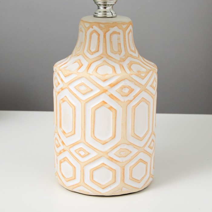 Настольная лампа 16499/1 E14 40Вт бело-бежевый 20х20х32 см RISALUX