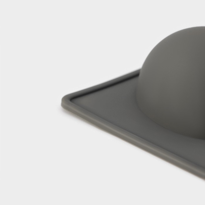 Форма для выпечки Доляна &laquo;Яйца&raquo;, силикон, 27,5&times;16,5&times;3 см, 8 ячеек, 6,3&times;4,4 см, цвет серый