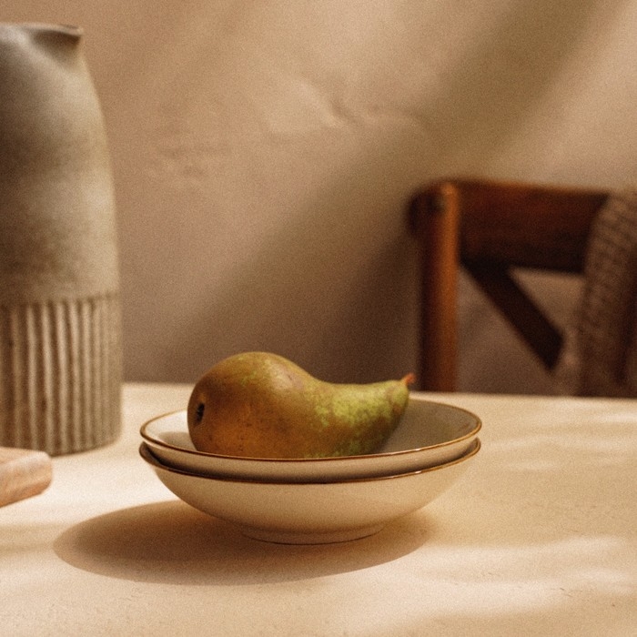 Набор мисок фарфоровых SL Home «Леггеро», d=18,5 см, цвет бежевый Набор мисок фарфоровых SL Home «Леггеро», d=18,5 см, цвет бежевый