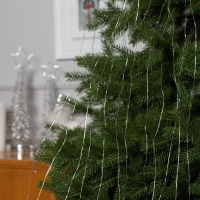 Гирлянда &laquo;Дреды&raquo; 1.5 м, IP20, серебристая нить, 125 LED, свечение мульти, 12 В