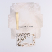 Коробка новогодняя складная &laquo;Роскошная нежность&raquo; 16.5 х 12.5 х 5 см, Новый год