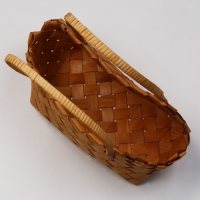 Корзина плетеная, 29 x 13 x H12/17/31 см, медовая, секвойя Корзина плетеная, 29 x 13 x H12/17/31 см, медовая, секвойя