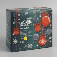 Гирлянда &laquo;Занавес&raquo; 2 &times; 3 м, IP20, прозрачная нить, 720 LED, свечение жёлтое, 8 режимов, 220 В