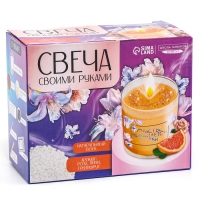 Свеча своими руками. Создание цветной ароматической свечи с блестками «Счастье начинается с тебя», набор для творчества Свеча своими руками. Создание цветной ароматической свечи с блестками «Счастье начинается с тебя», набор для творчества