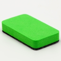 Доска меловая для рисования и записей односторонняя, 35 &times; 25 &times; 1,5 см, набор мелков и губка