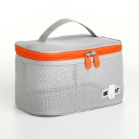 Косметичка на молнии, цвет серый Косметичка на молнии, цвет серый