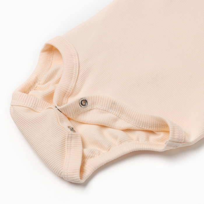 Комплект боди детских MINAKU: Basic Line BABY, цвет молочный/кремовый, рост 86-92