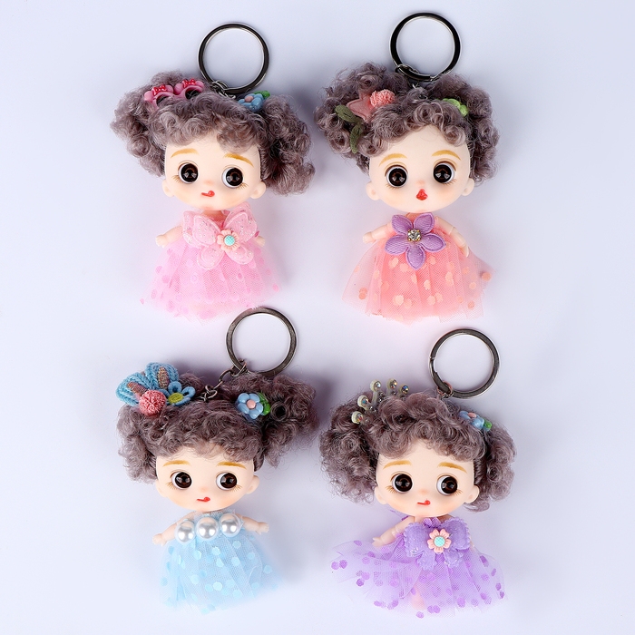 Брелок &laquo;Куколка&raquo; с двумя хвостиками, 9 см
