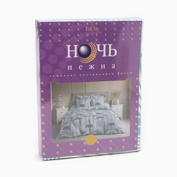 Постельное бельё 2сп Ночь Нежна Теодор 175х215 см, 180х220 см, 70х70 см 2шт, бязь, 120г/м&sup2;, 100% хлопок