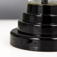 Плазменный шар красный шар 14х10х10 см RISALUX Плазменный шар красный шар 14х10х10 см RISALUX