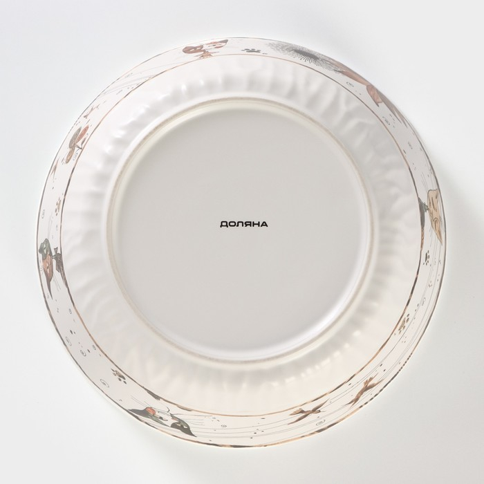 Салатник фарфоровый &laquo;Коты-аристократы&raquo;, 2,15 л, d=23 см, цвет белый