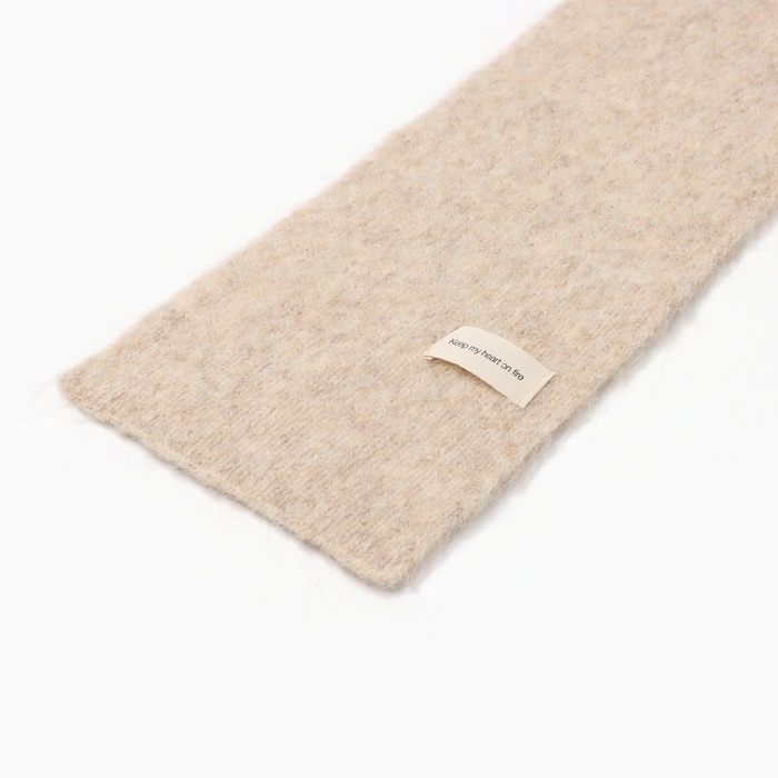 Шарф женский MIST, бежевый, 16*160&plusmn;5 см