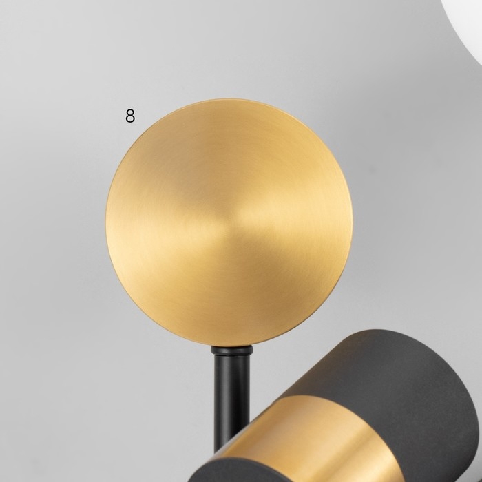 Бра "Антрес" LED 46Вт 3000-6000К черно-золотой 19х18х40 см