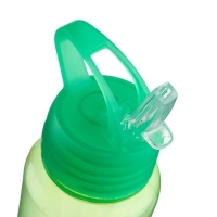 Бутылка для воды спортивная, 650 мл, "Бараолт", с поильником, 24 х 7 см, зеленая Бутылка для воды спортивная, 650 мл, "Бараолт", с поильником, 24 х 7 см, зеленая