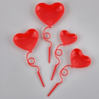Набор топперов «Сердца», цвет красный Набор топперов «Сердца», цвет красный