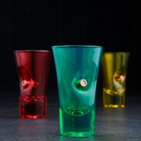 Стопки "Непробиваемые. Цветные", 3 шт., с пулей Стопки "Непробиваемые. Цветные", 3 шт., с пулей