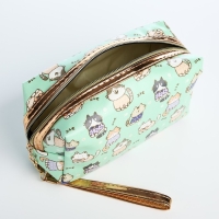 Косметичка на молнии, цвет зелёный Косметичка на молнии, цвет зелёный