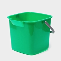 Ведро для уборки, 5,6 л, 22&times;23&times;18.7 см, зелёный
