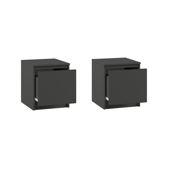 Спальный гарнитур Мадера, Шкаф 4хств, Кровать 1,6х2, Комод 4 ящ, тумба прикроват 2 шт Графит