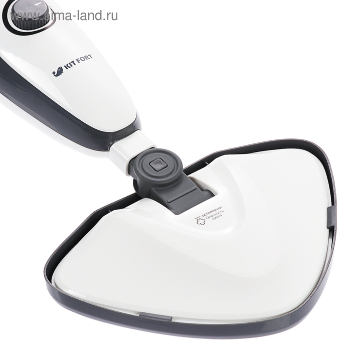 Паровая швабра Kitfort КТ-1006, 1500 Вт, 450 мл, шнур 5 м, черно-белая Паровая швабра Kitfort КТ-1006, 1500 Вт, 450 мл, шнур 5 м, черно-белая