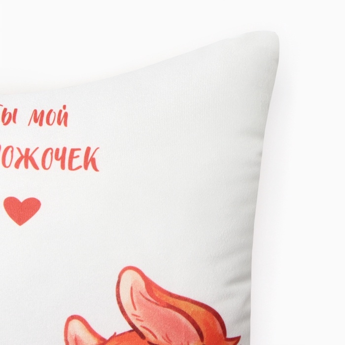 Подушка Этель Подушка Этель "Влюбенная парочка", 40*40 см, 100% п/э, велюр