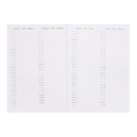 Ежедневник датированный 2024 года, А5, 176 листов, Attomex.Regent, обложка бумвинил, ляссе, блок 70 г/м2, чёрный Ежедневник датированный 2024 года, А5, 176 листов, Attomex.Regent, обложка бумвинил, ляссе, блок 70 г/м2, чёрный