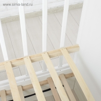 Кровать детская- трансформер 5 в 1 Unica - Dado Universal, механизм опускания ушко (Bianca)