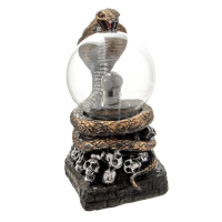 Плазменный шар полистоун "Кобра" золото 21х13х10,5 см Плазменный шар полистоун "Кобра" золото 21х13х10,5 см