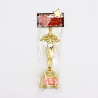 Кубок наградная фигура &laquo;С юбилеем 50&raquo;, оскар, пластик, 18 х 6,3 см.