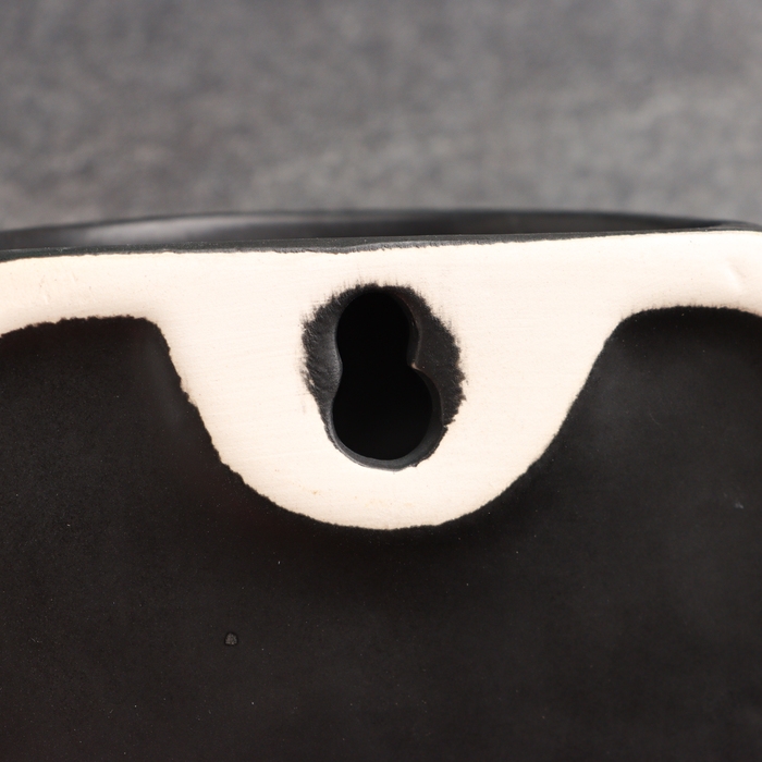 Кашпо подвесное "Силуэт" черное, 11х6см