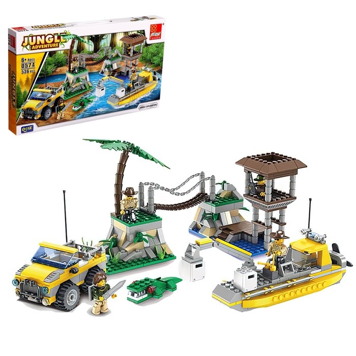 Конструктор Джунгли &laquo;База исследователей&raquo;, 536 деталей