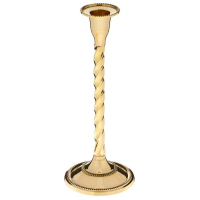 Подсвечник на 1 свечу "Волли" латунь 22,5х9х9 см