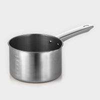 Ковш из нержавеющей стали &laquo;Базис&raquo;, 1,2 л, d=16 см, с мерной шкалой, металлическая ручка