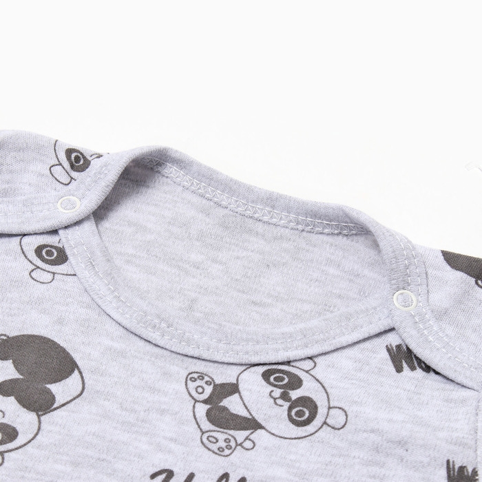 Боди детский, цвет тёмно-серый, рост 68 см Боди детский, цвет тёмно-серый, рост 68 см