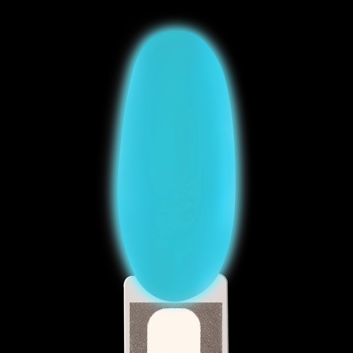 Гел лак для ногтей &laquo;GLOW IN THE DARK&raquo;, 3-х фазный, 8 мл, LED/UV, люминесцентный, цвет бирюзово-голубой (15)