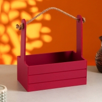 Набор кашпо деревянных 3 в 1 (29×18×33; 25×15×30; 21×12×23) "Аром", Бордо Набор кашпо деревянных 3 в 1 (29×18×33; 25×15×30; 21×12×23) "Аром", Бордо