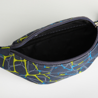 Сумка поясная детская на молнии, цвет серый Сумка поясная детская на молнии, цвет серый