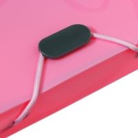 Папка на резинке А6, 12 отделений, узоры, розовая пастель Папка на резинке А6, 12 отделений, узоры, розовая пастель